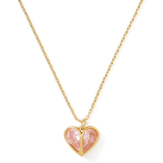 KATE SPADE NEW YORK ROCK SOLID MINI HEART PENDANT