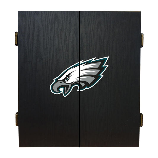 IMPERIAL USA-NFL PHILADELPHIA EAGLES FAN'S CHOICE DARTBOARD CABINET SET